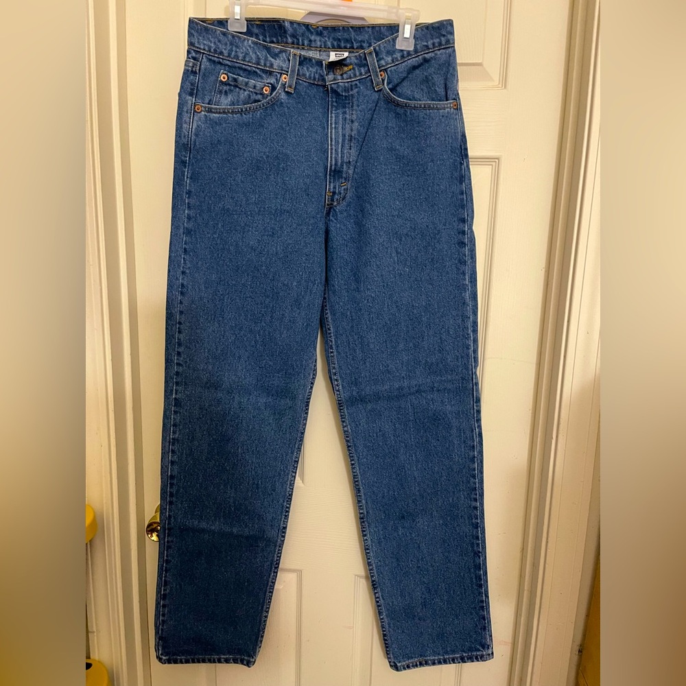 Mens Levi`s 550 Relaxed Fit Blue Jeans Size 34x32 NWT